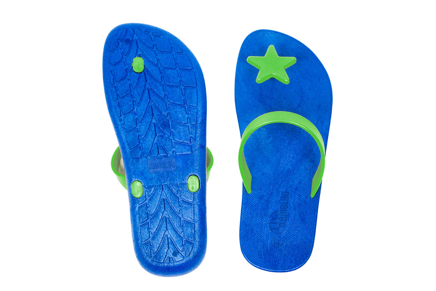 Poppi Star Blue Sole Lime Strap