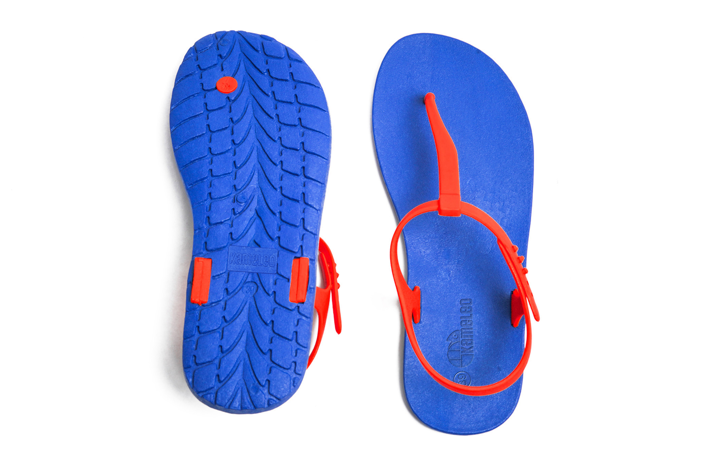 Saily Blue Sole Red Strap
