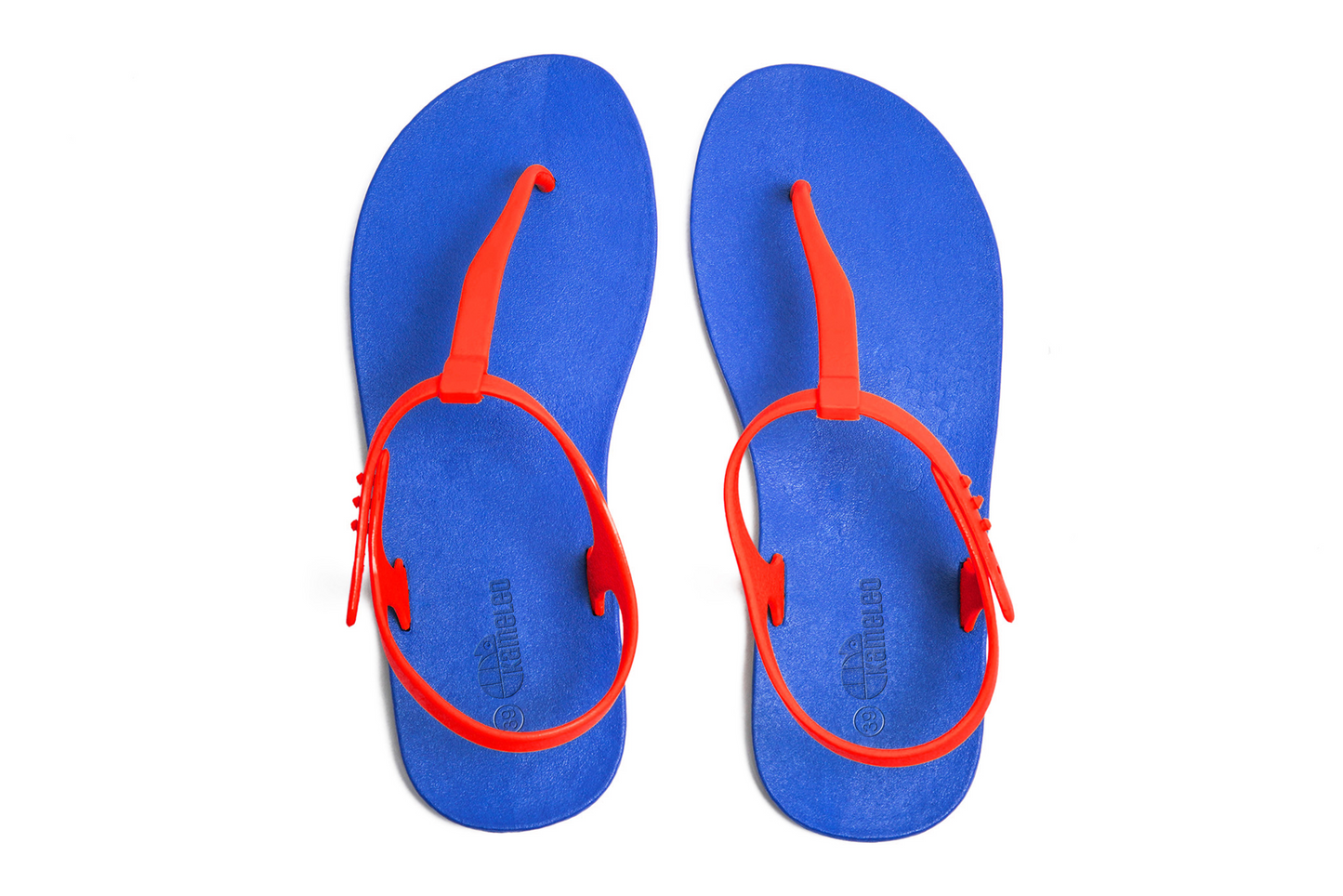 Saily Blue Sole Red Strap