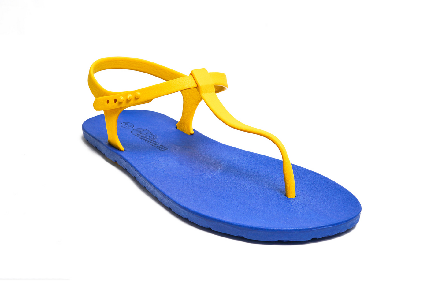 Saily Blue Sole Yellow Strap