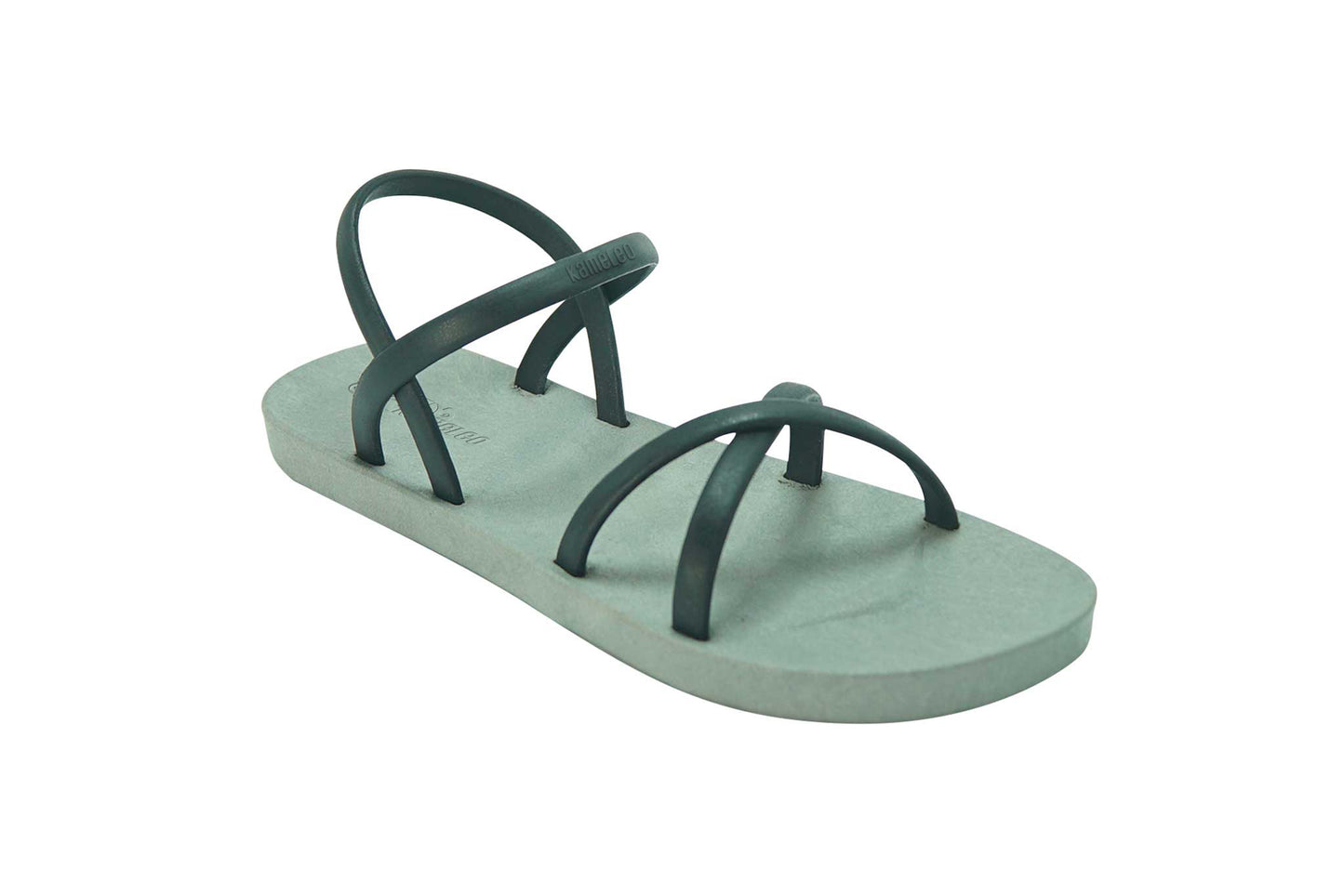Cross Slim Grey Sole Black Strap
