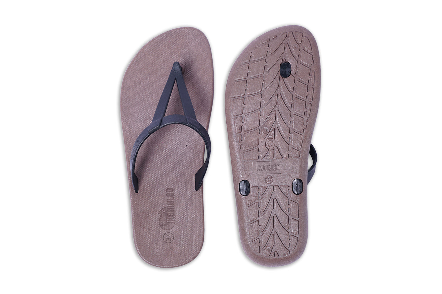 Eiffel Brown Sole Black Strap