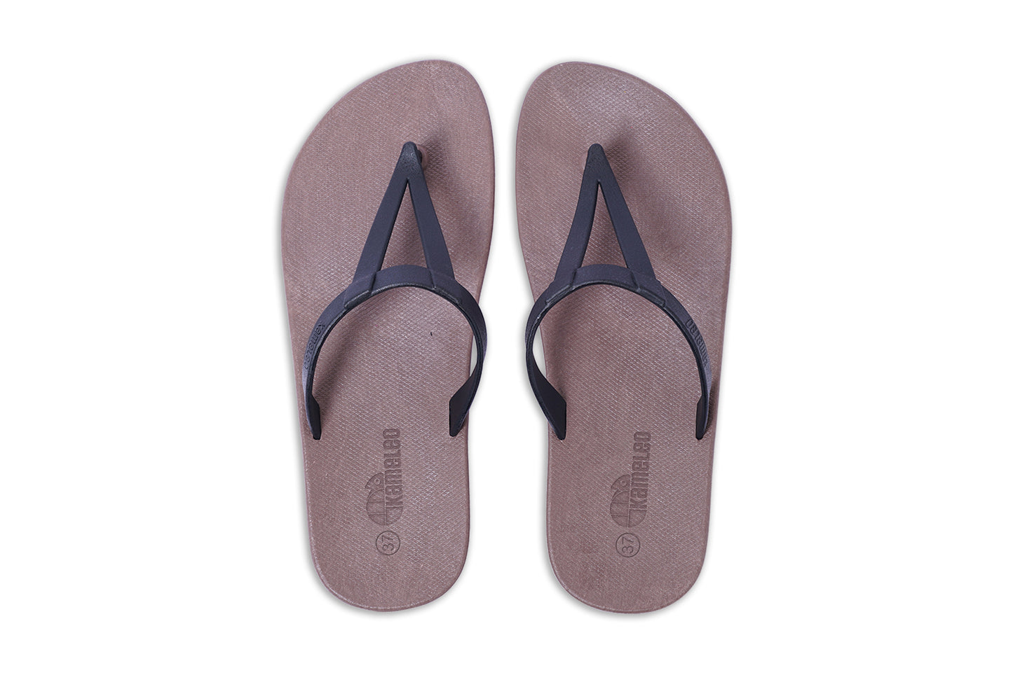 Eiffel Brown Sole Black Strap