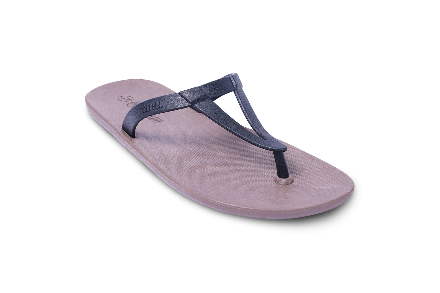 Eiffel Brown Sole Black Strap