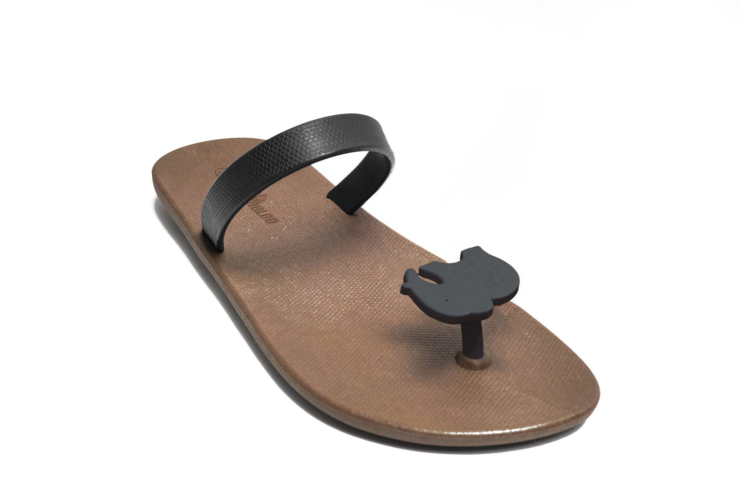 Poppi Ellie Black Sole Black Strap