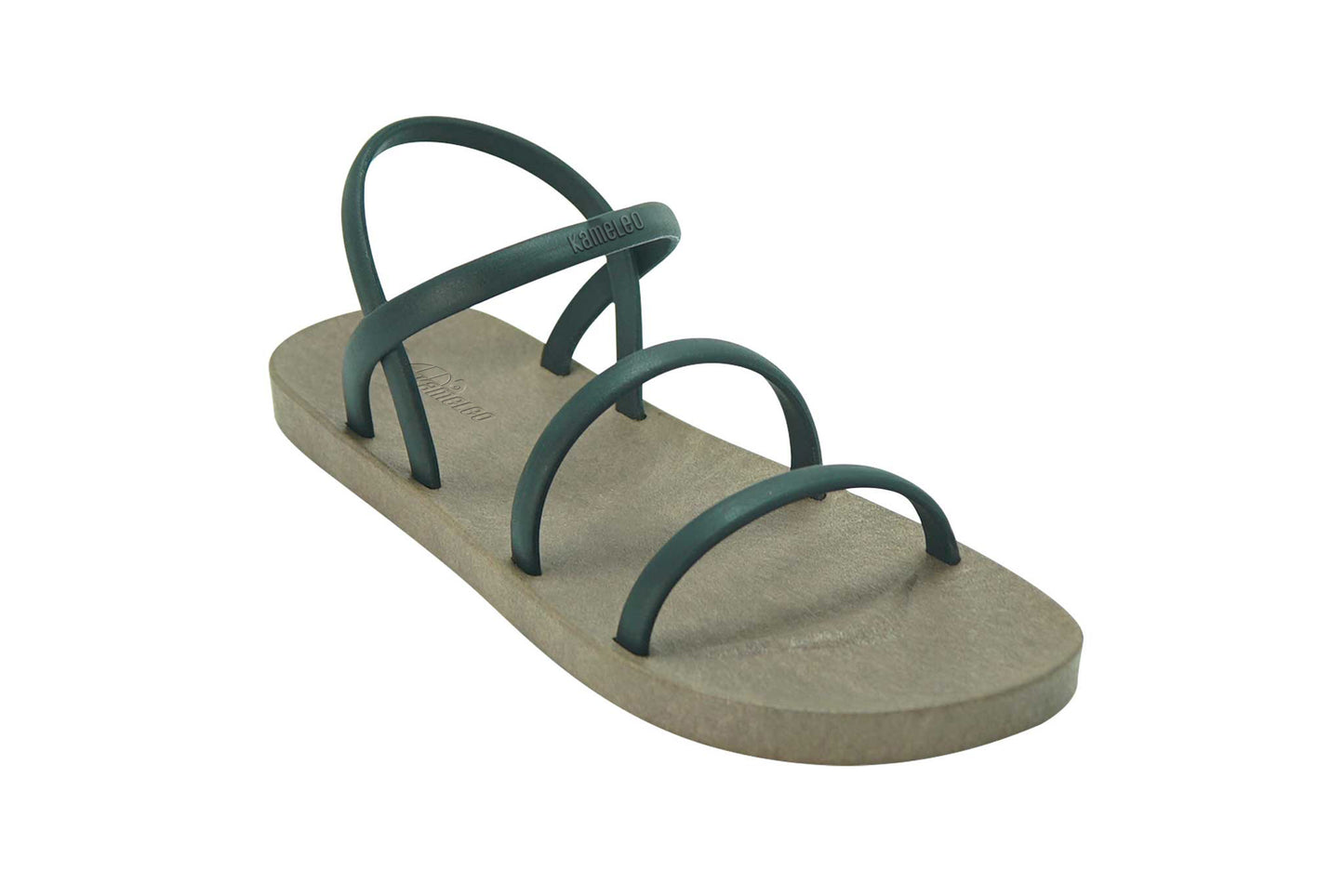 Twin Slim Brown Sole Black Strap
