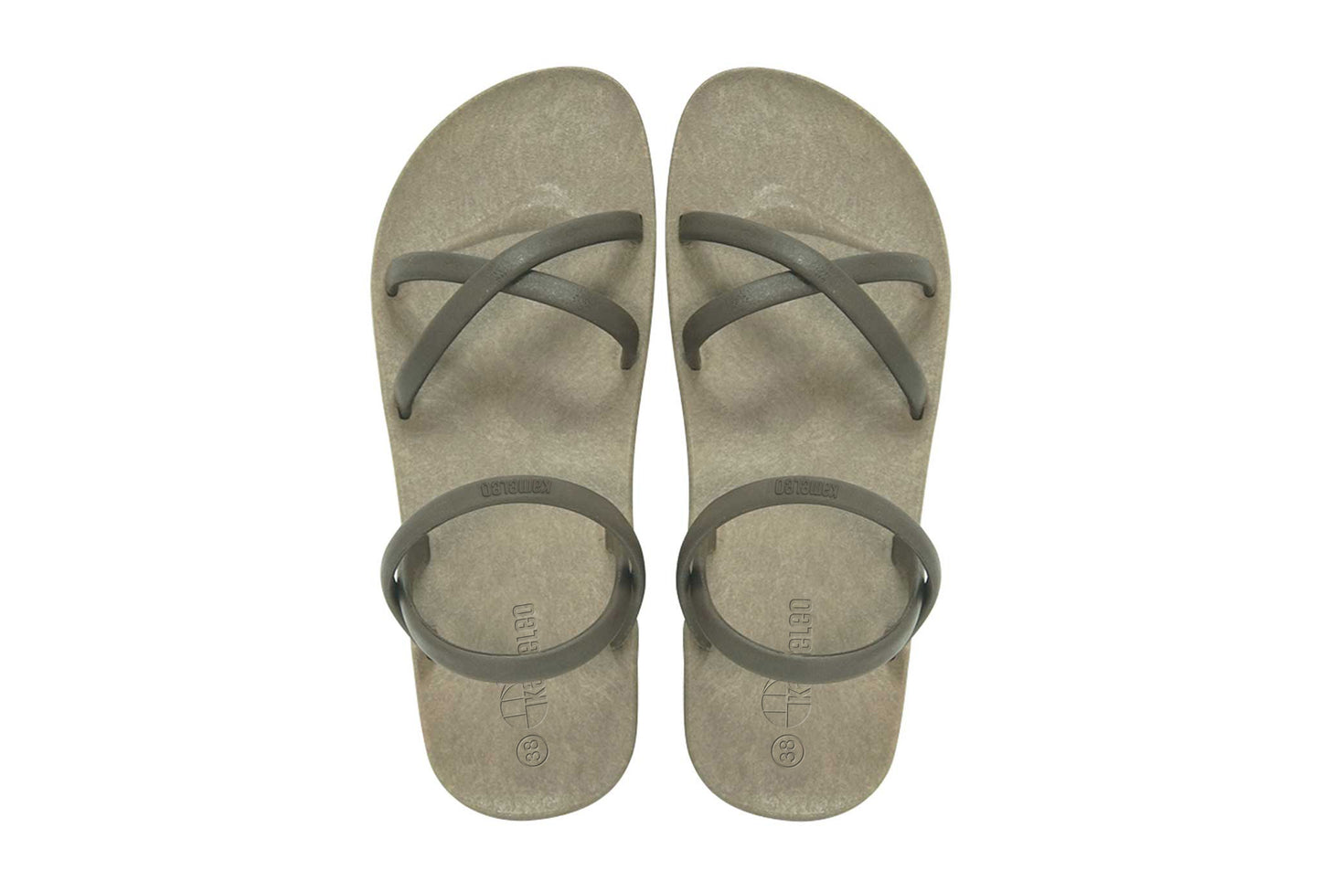 Cross Slim Brown Sole Brown Strap