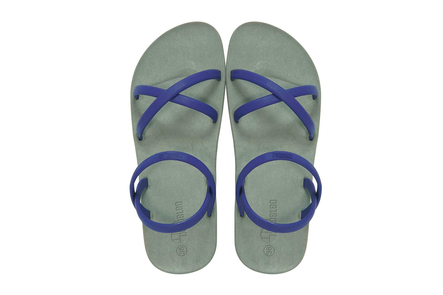 Cross Slim Grey Sole Blue Strap