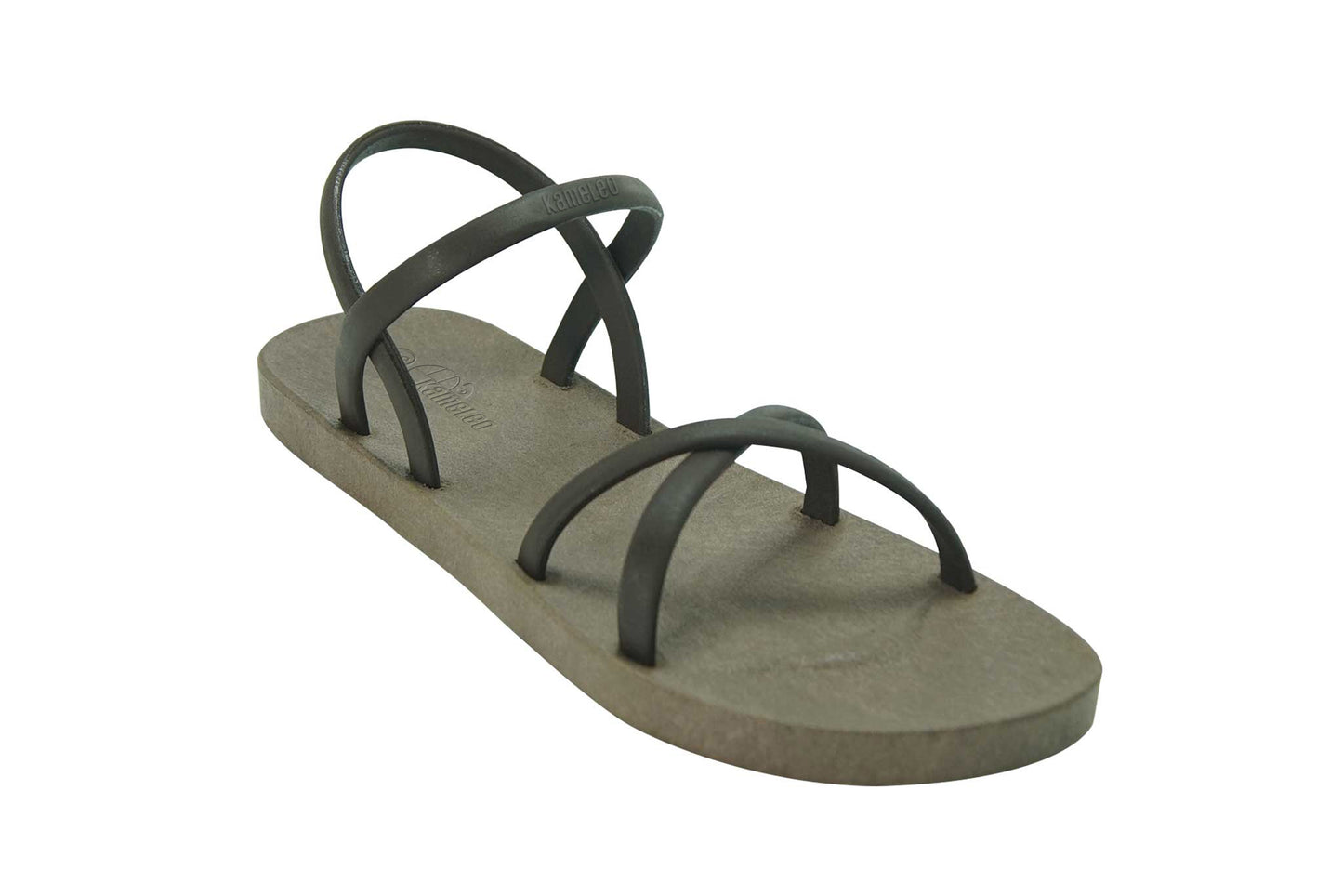 Cross Slim Brown Sole Brown Strap