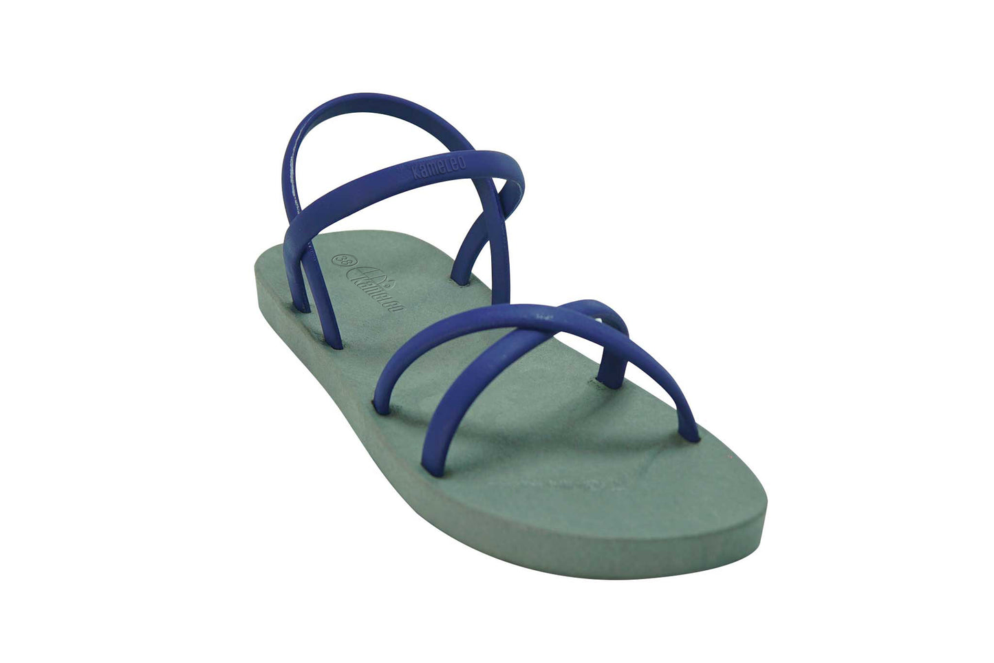 Cross Slim Grey Sole Blue Strap