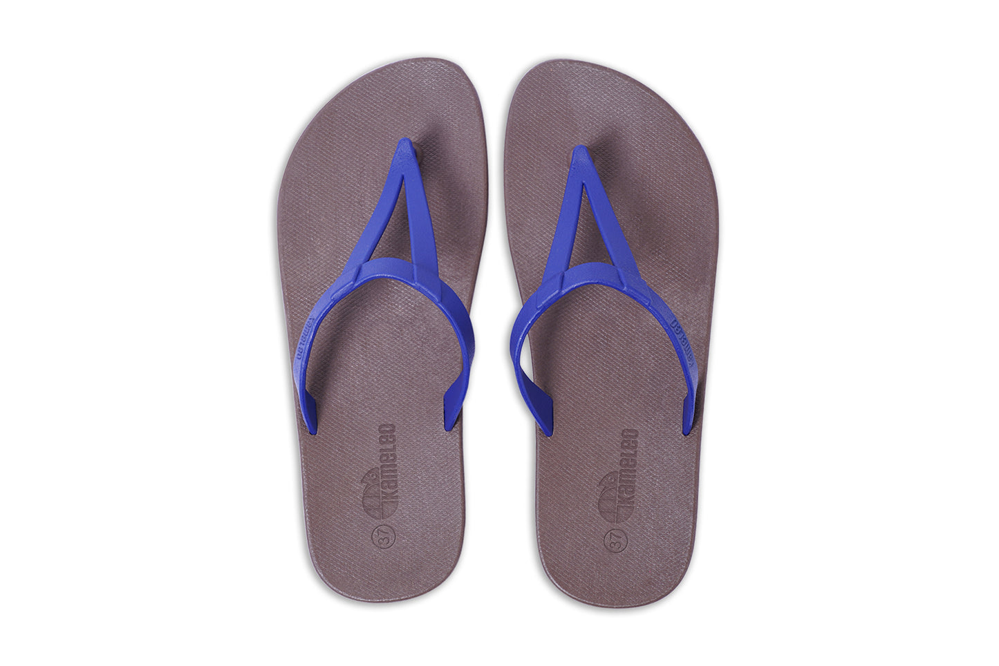 Eiffel Brown Sole Blue Strap
