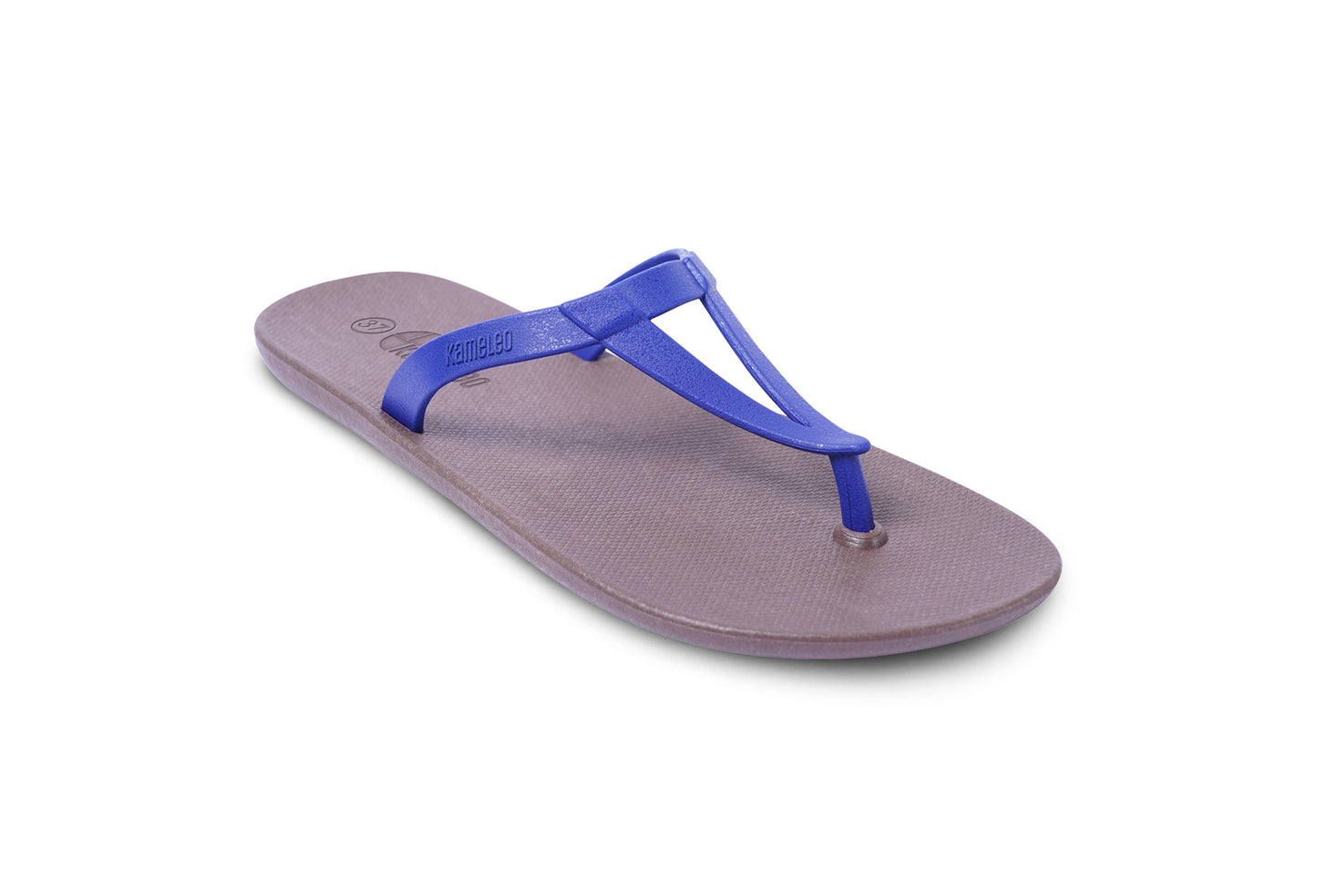 Eiffel Brown Sole Blue Strap