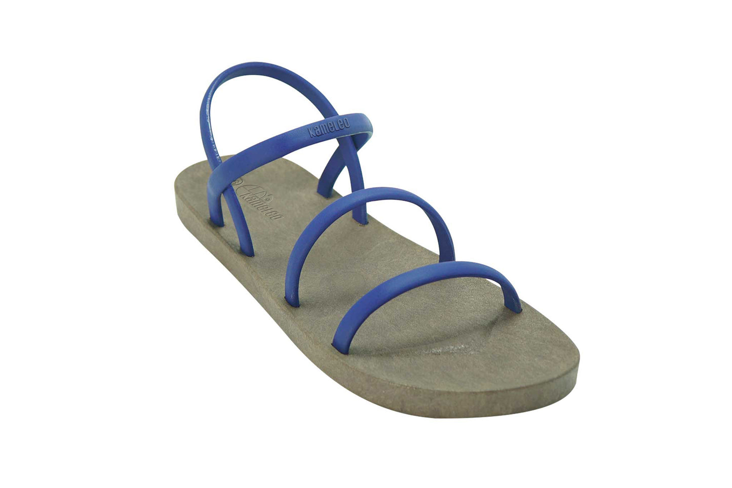 Twin Slim Brown Sole Blue Strap
