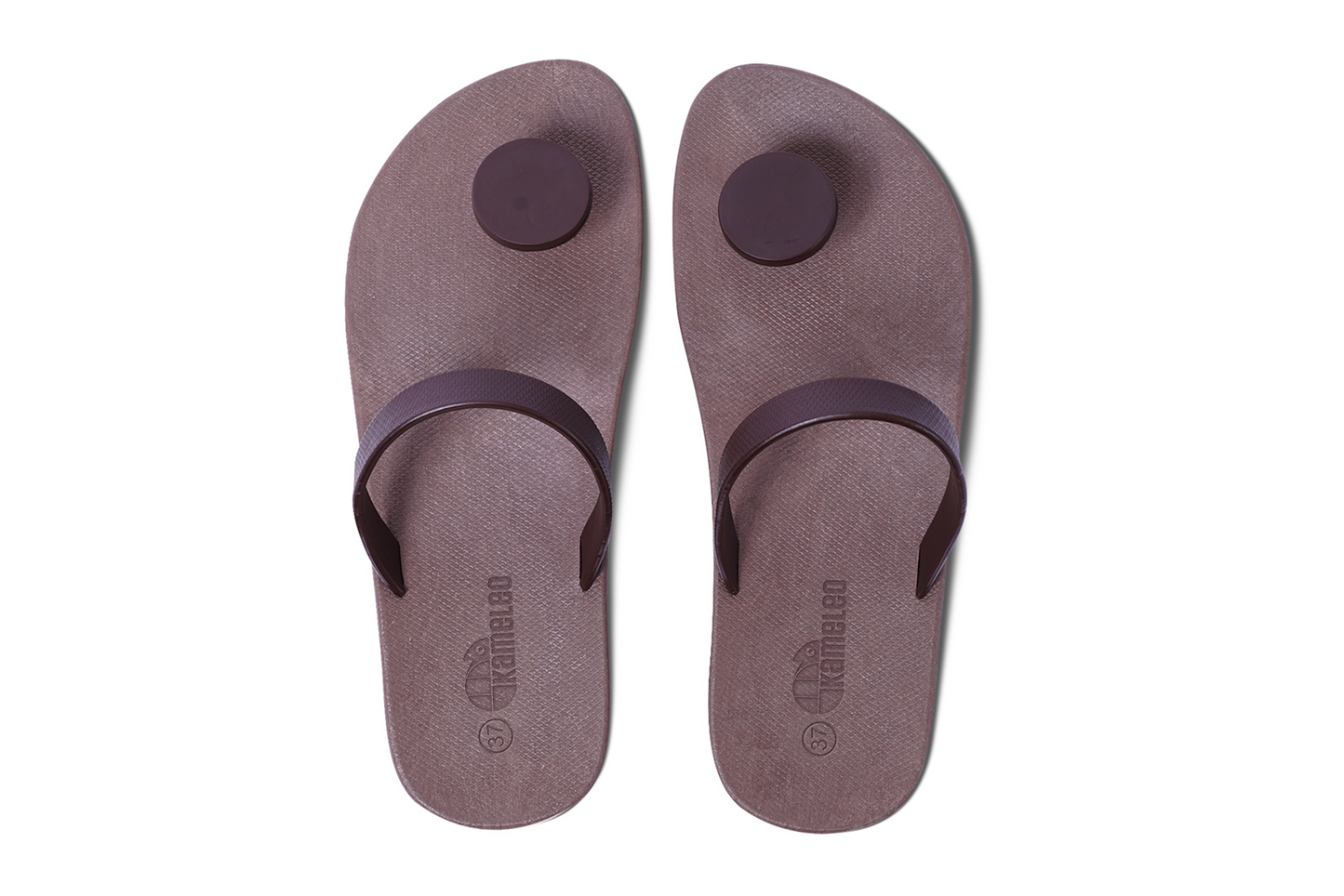 Poppi Dot Brown Sole Brown Strap