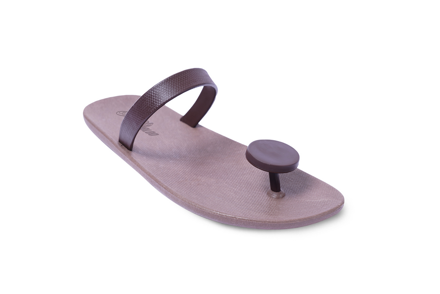 Poppi Dot Brown Sole Brown Strap