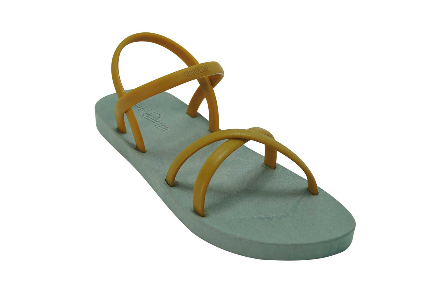 Cross Slim Grey Sole Caramel Strap