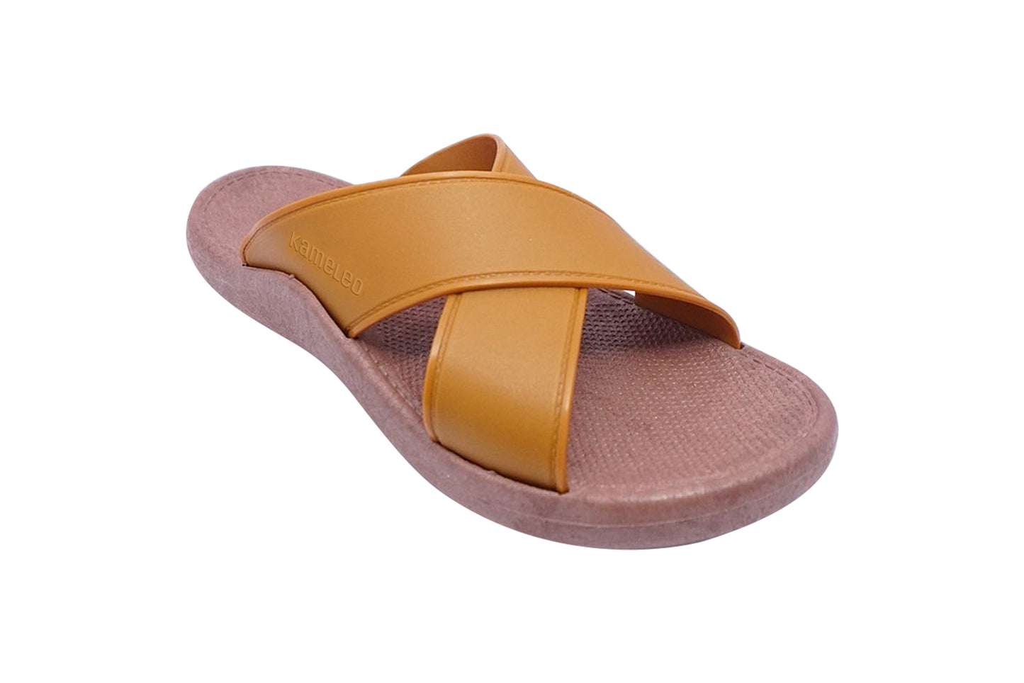 Crossy Brown Sole Caramel Strap