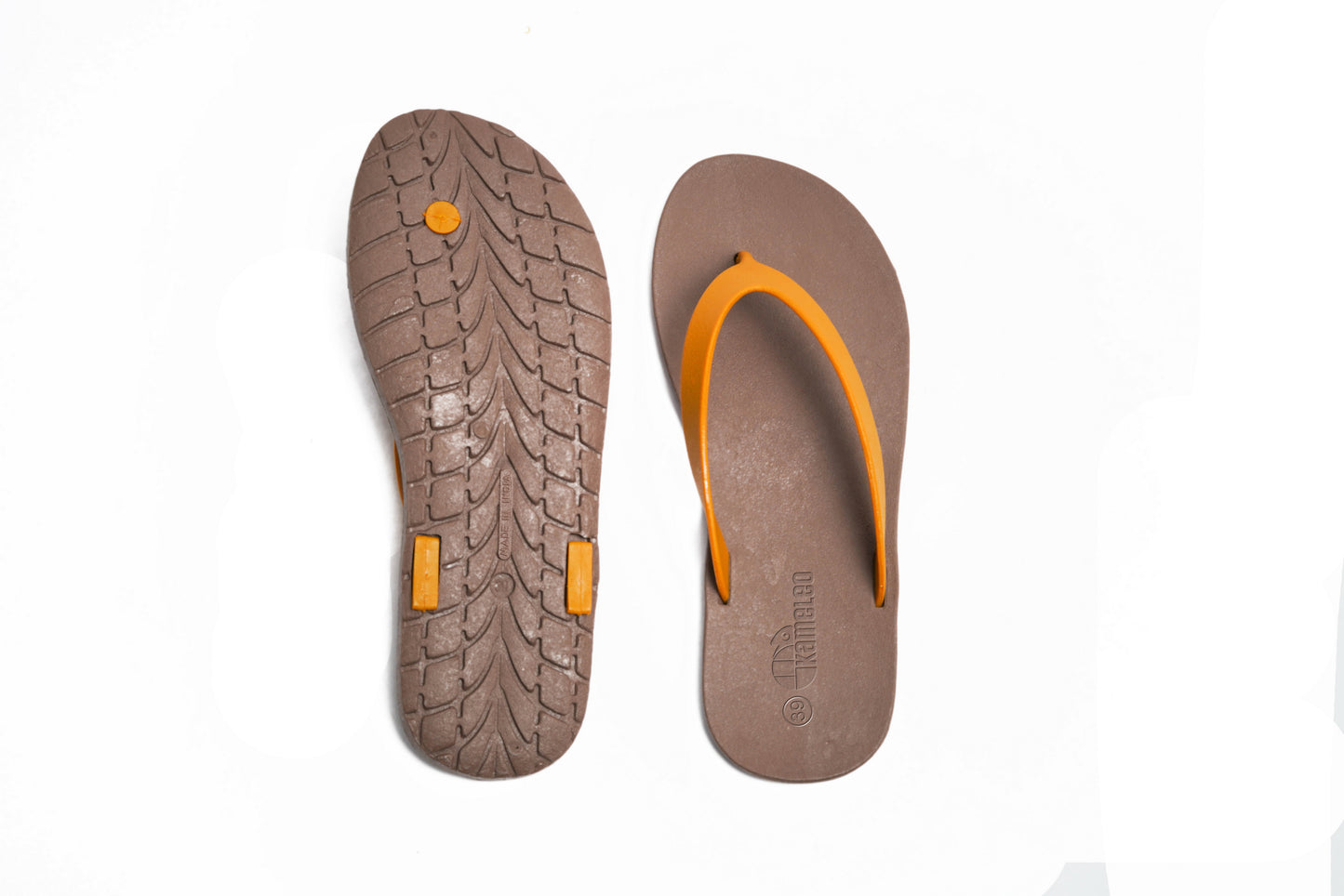 Flippy Brown Sole Caramel Strap