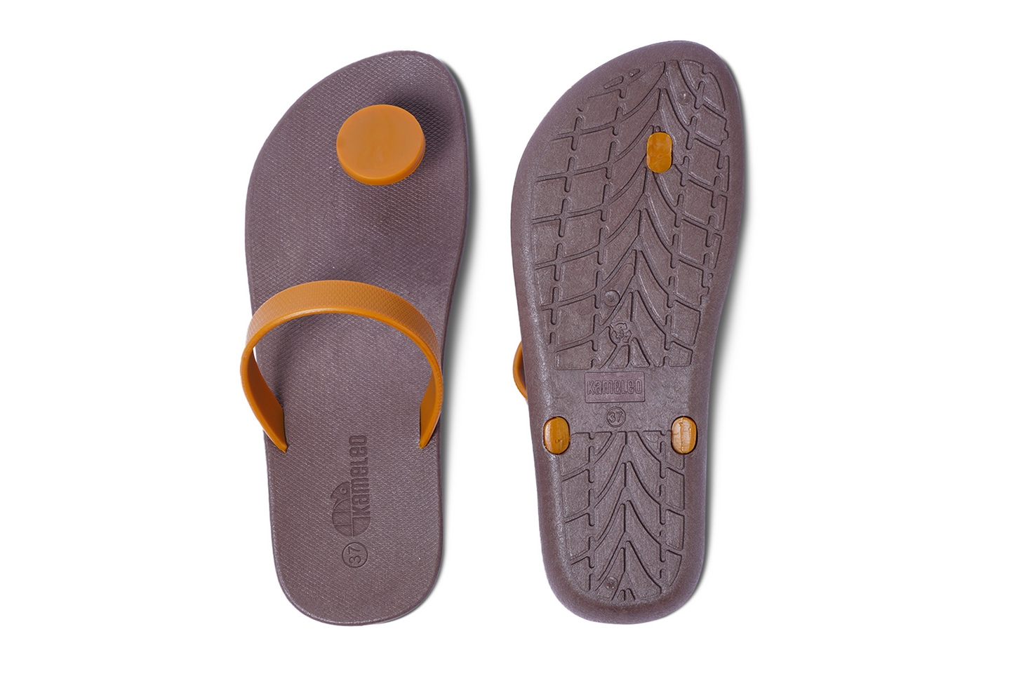 Poppi Dot Brown Sole Caramel Strap