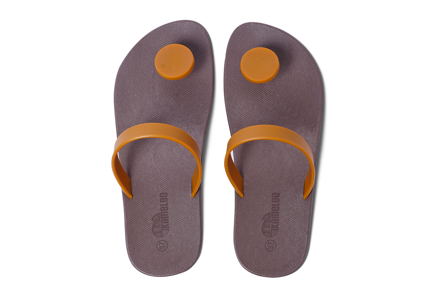 Poppi Dot Brown Sole Caramel Strap