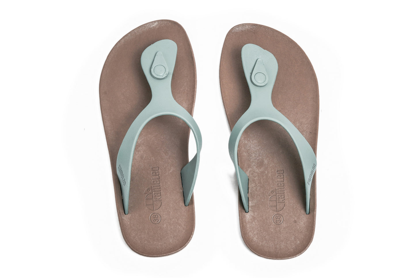 Candy Brown Sole Grey Strap