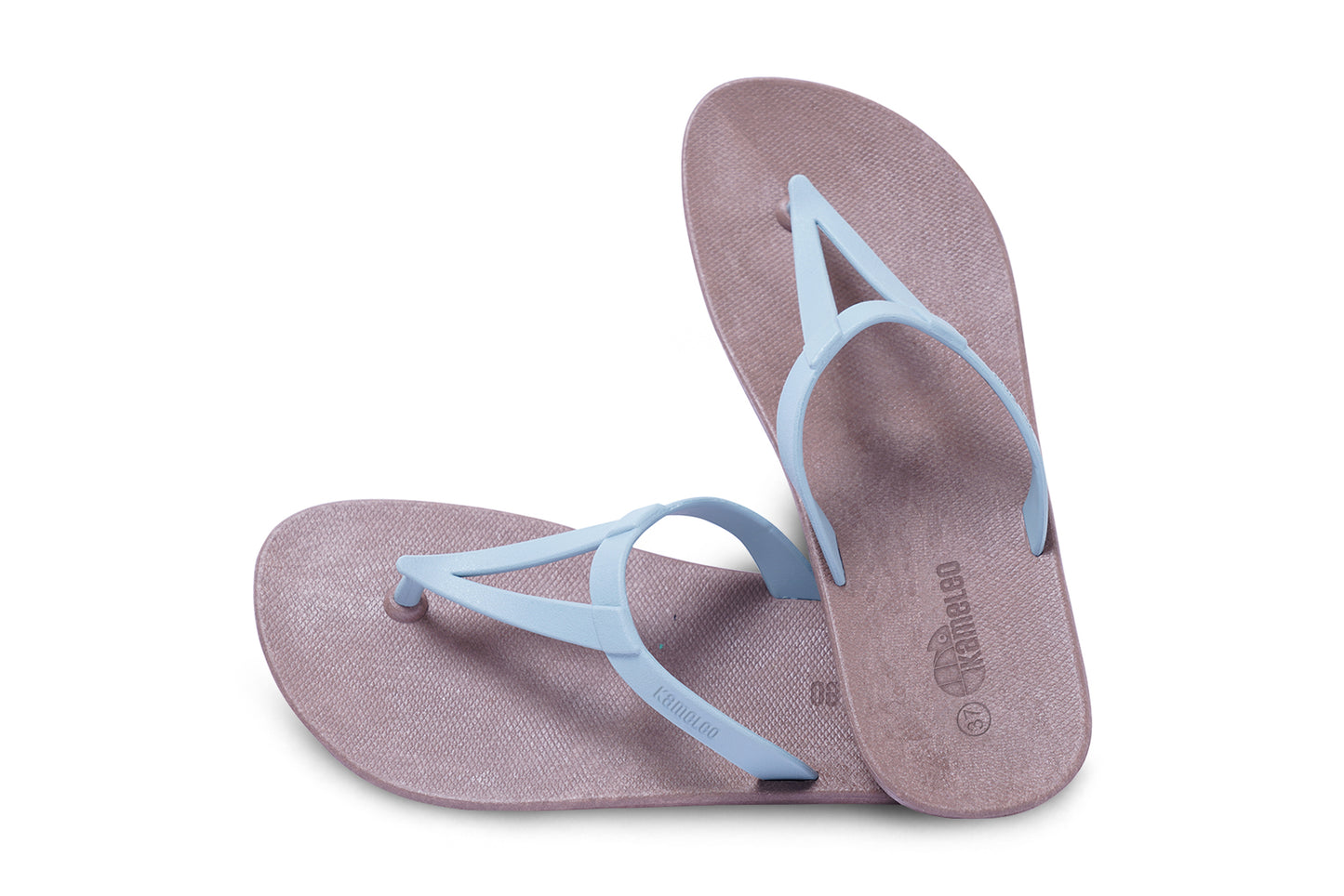 Eiffel Brown Sole Grey Strap