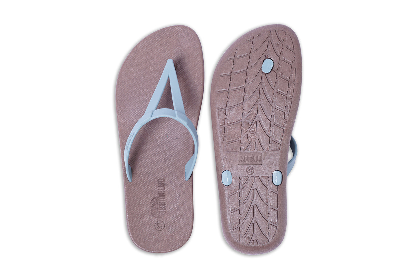 Eiffel Brown Sole Grey Strap