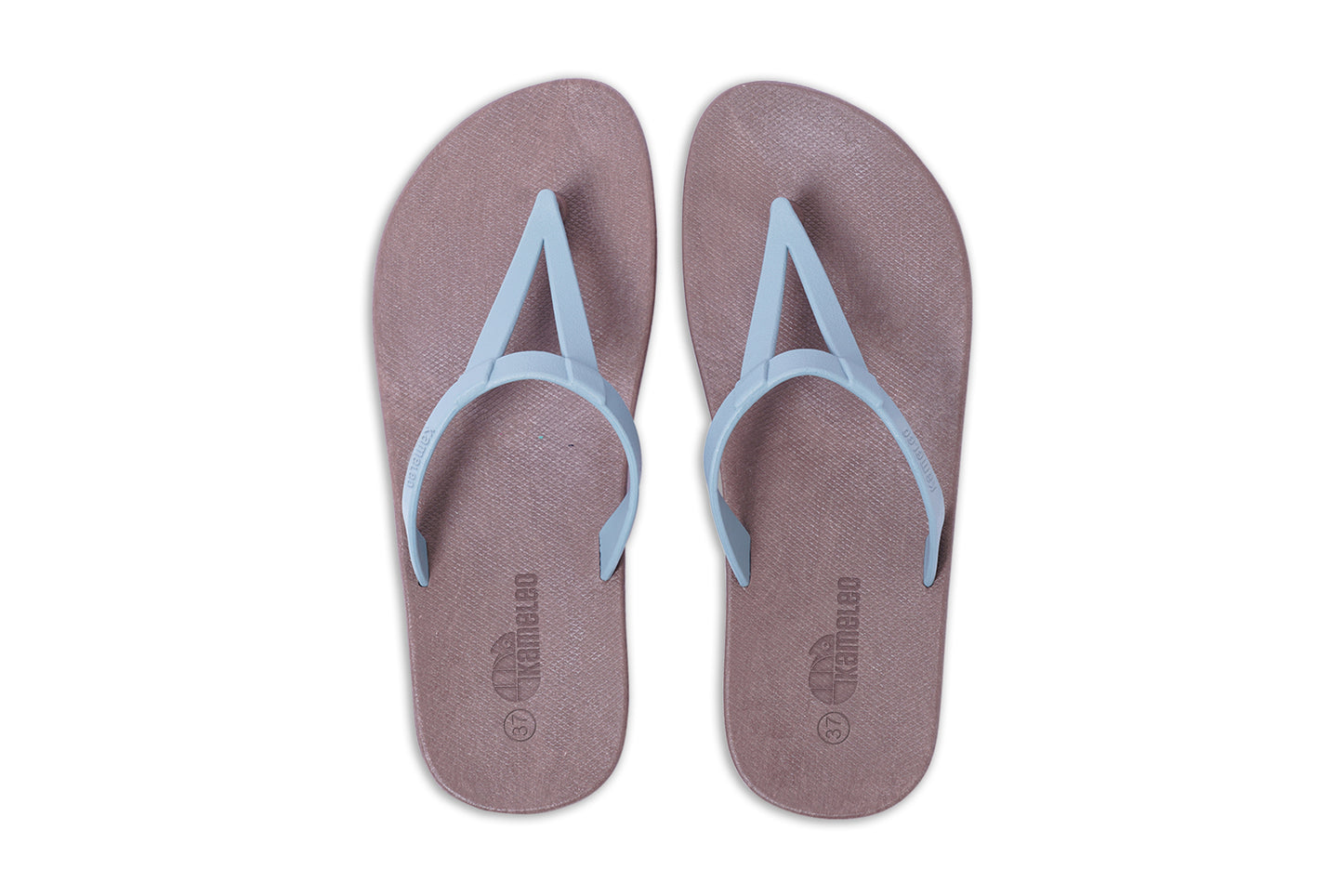 Eiffel Brown Sole Grey Strap