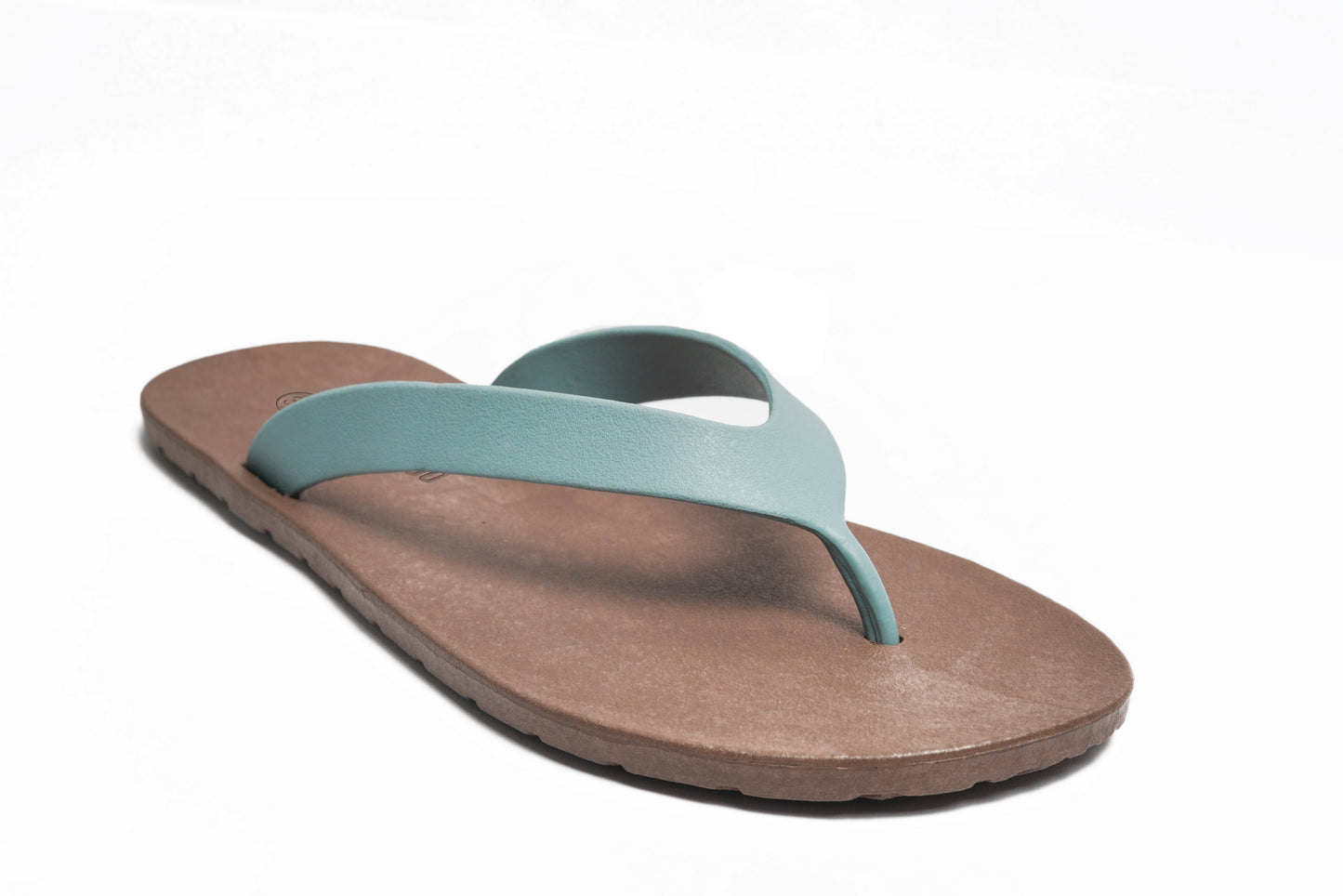 Flippy Brown Sole Grey Strap
