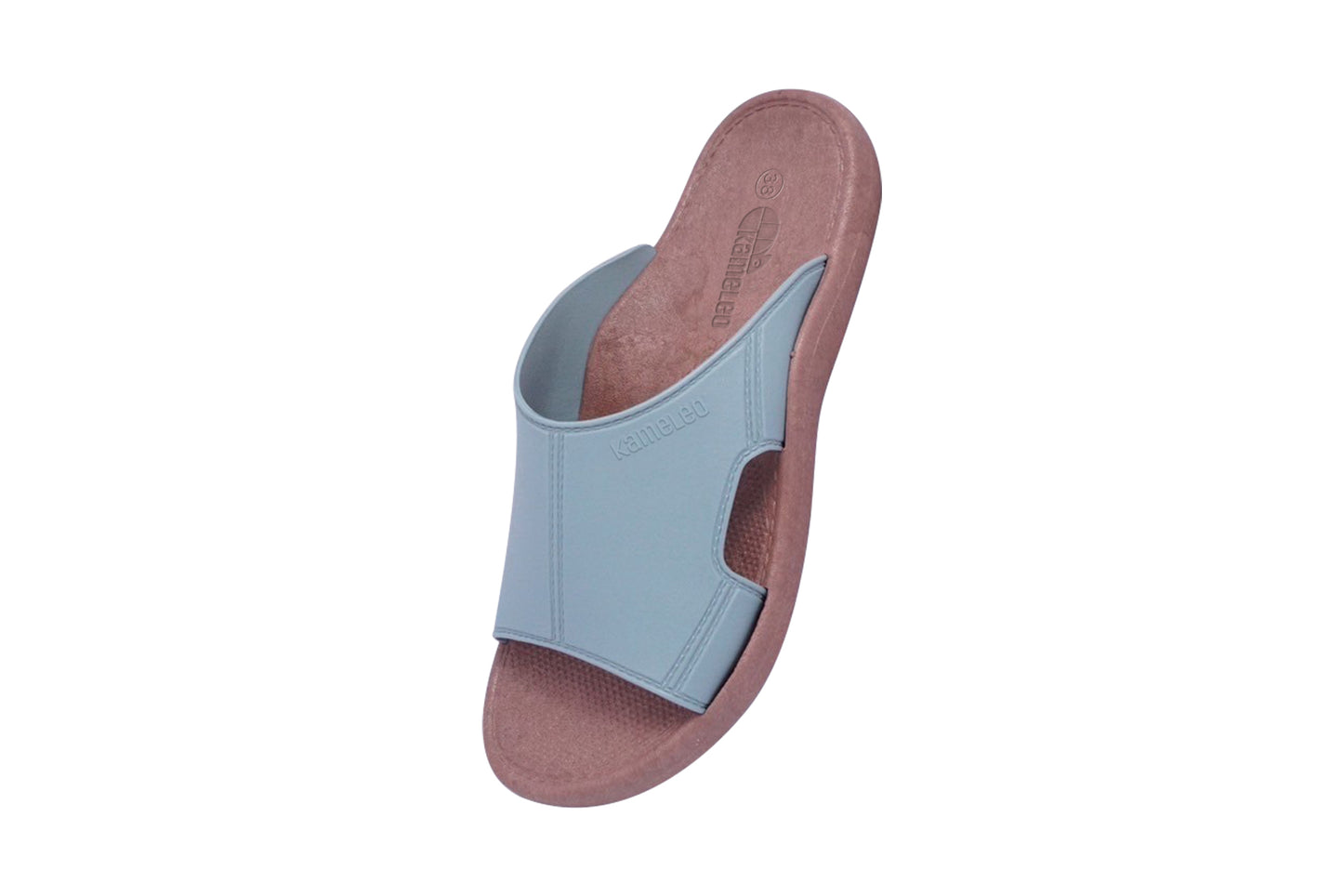 Jangy Brown Sole Grey Strap