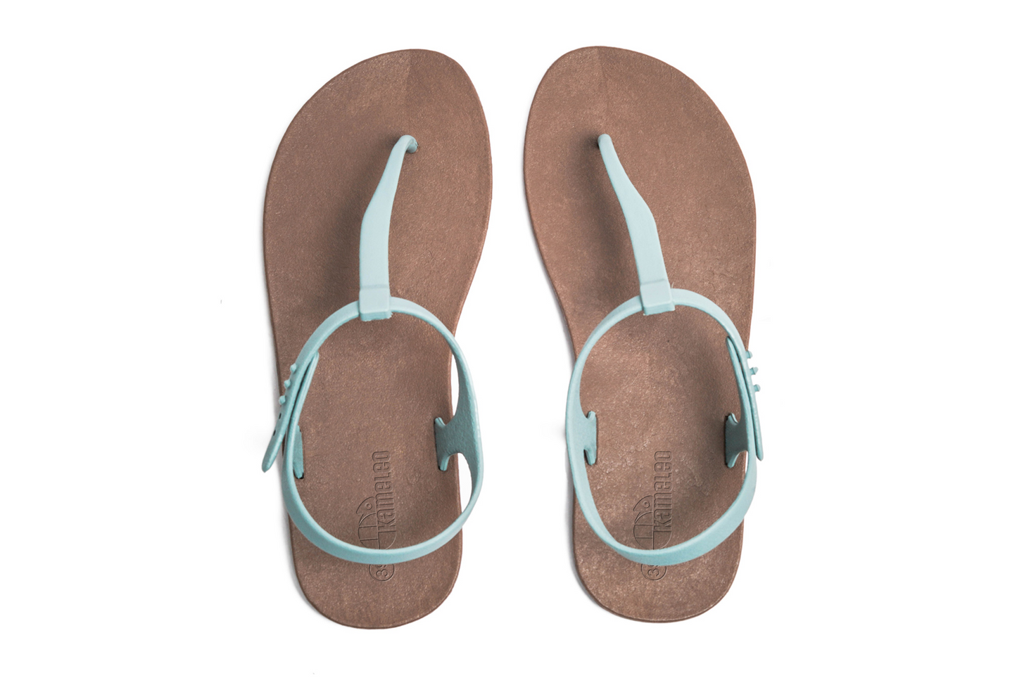 Saily Brown Sole Grey Strap