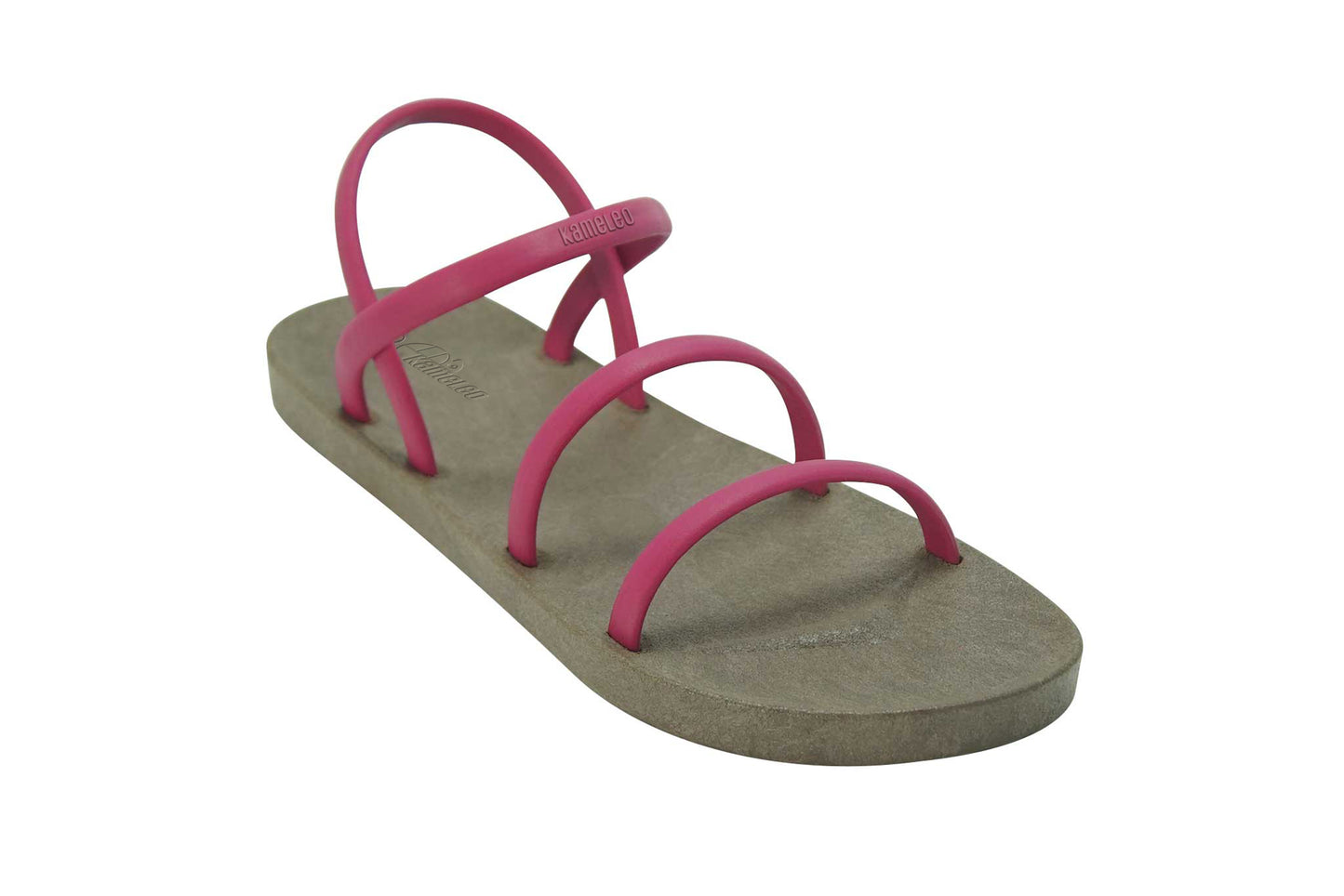 Twin Slim Brown Sole Pink Strap