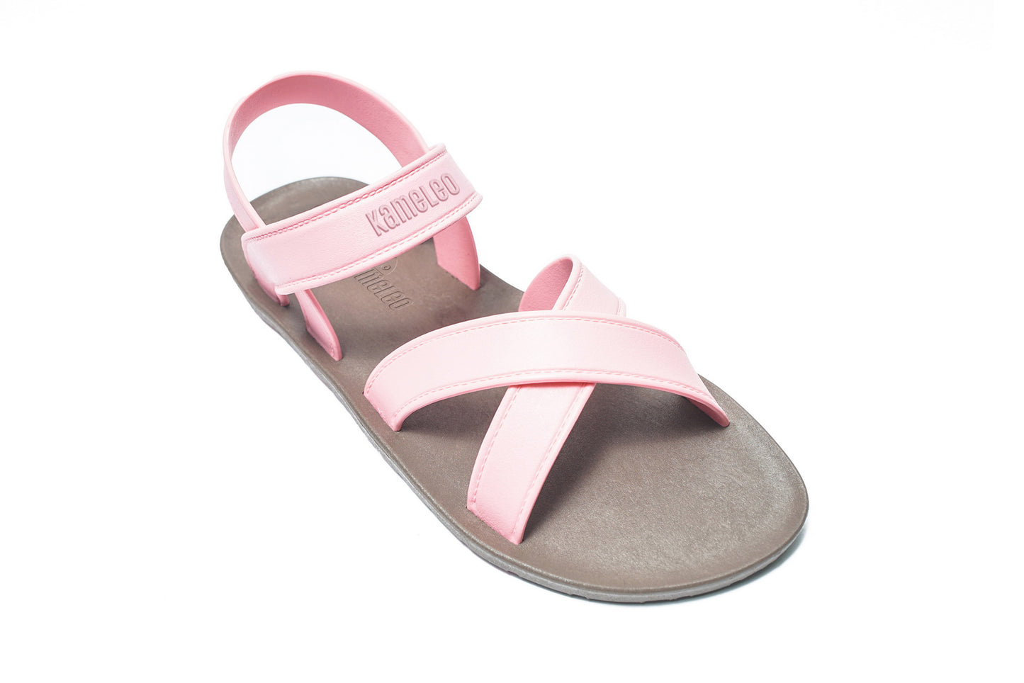 Cross Plus Kids Brown Sole LightPink Strap