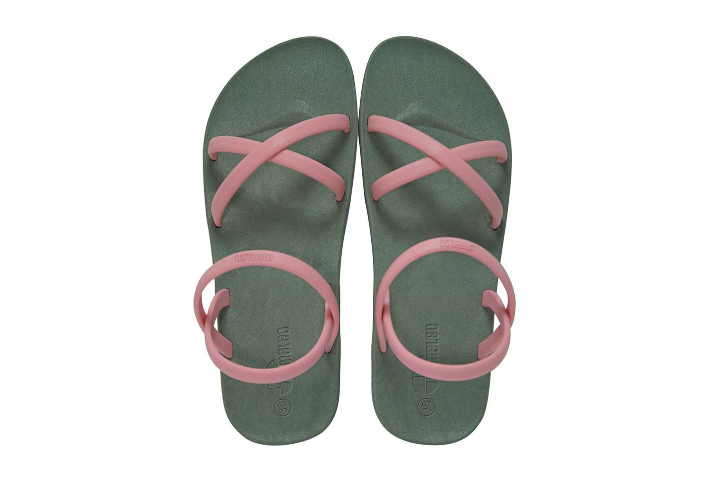 Cross Slim Grey Sole LightPink Strap