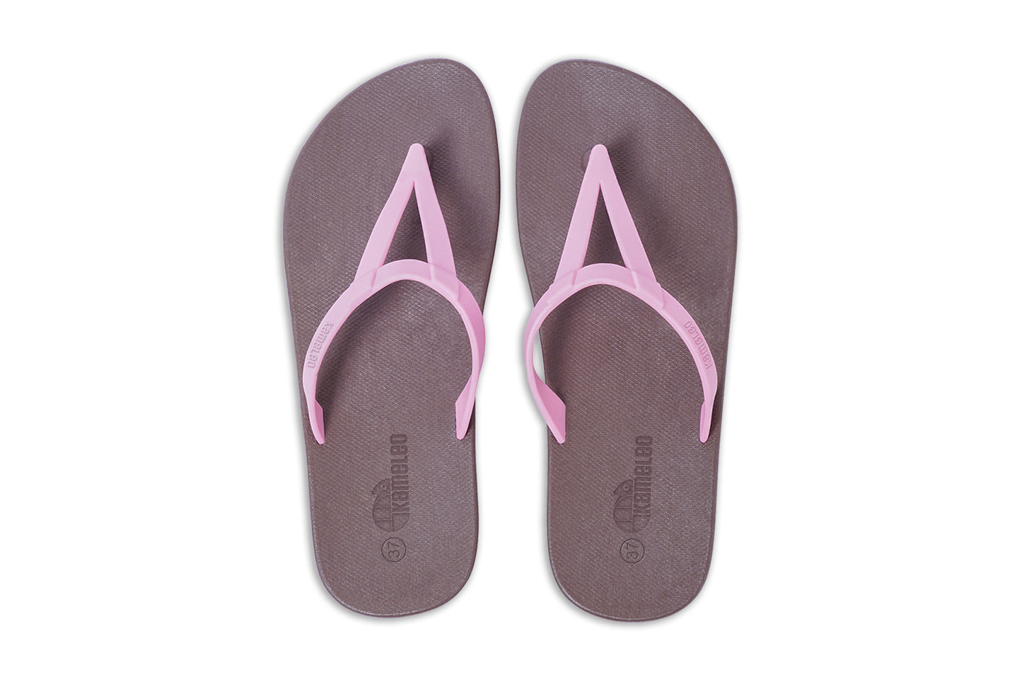 Eiffel Brown Sole LightPink Strap