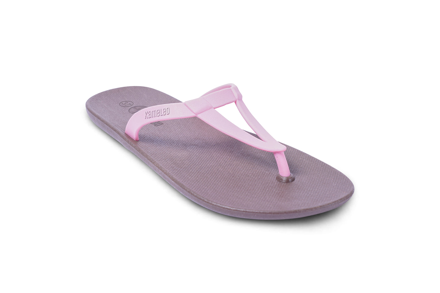 Eiffel Brown Sole LightPink Strap