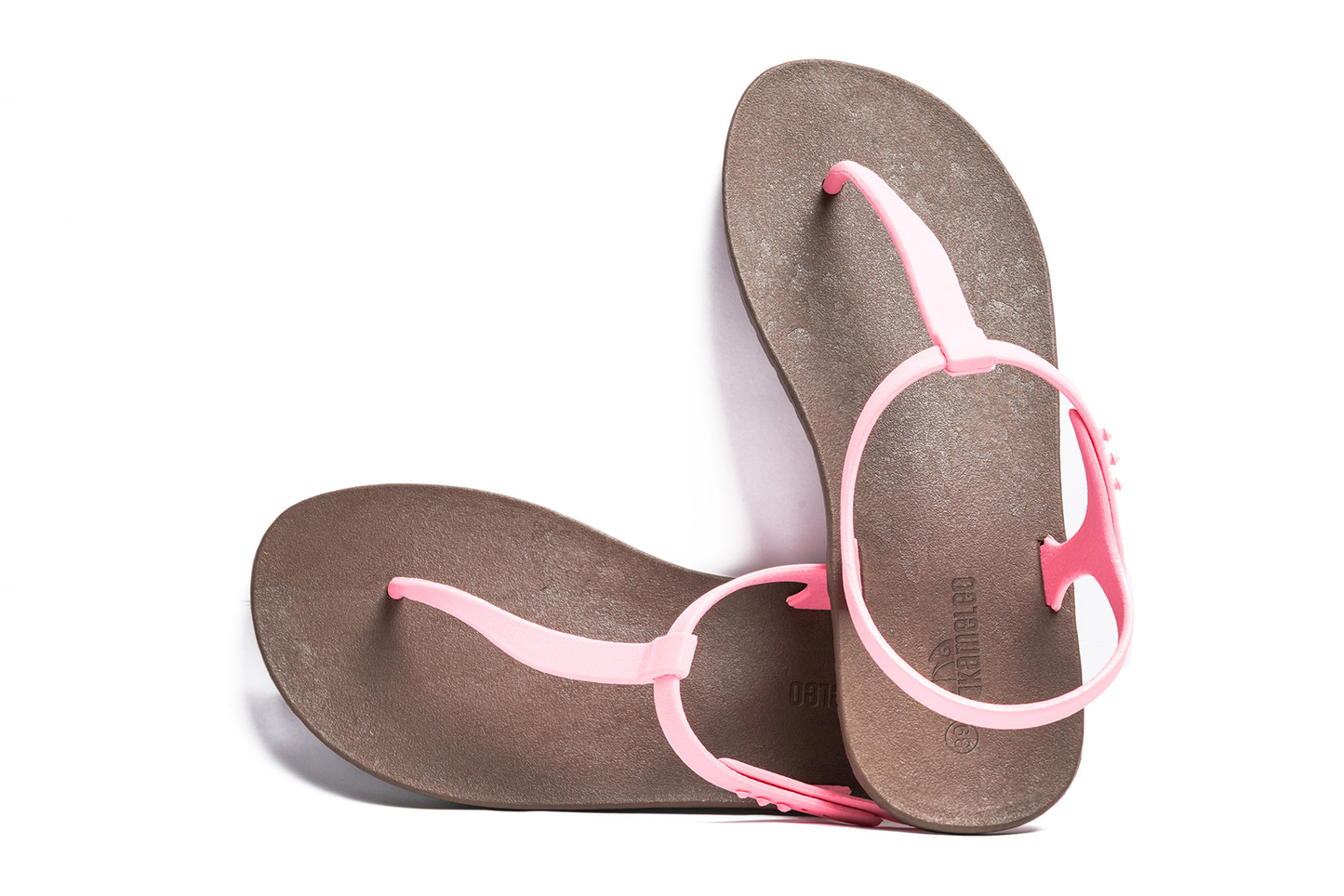 Saily Brown Sole LightPink Strap