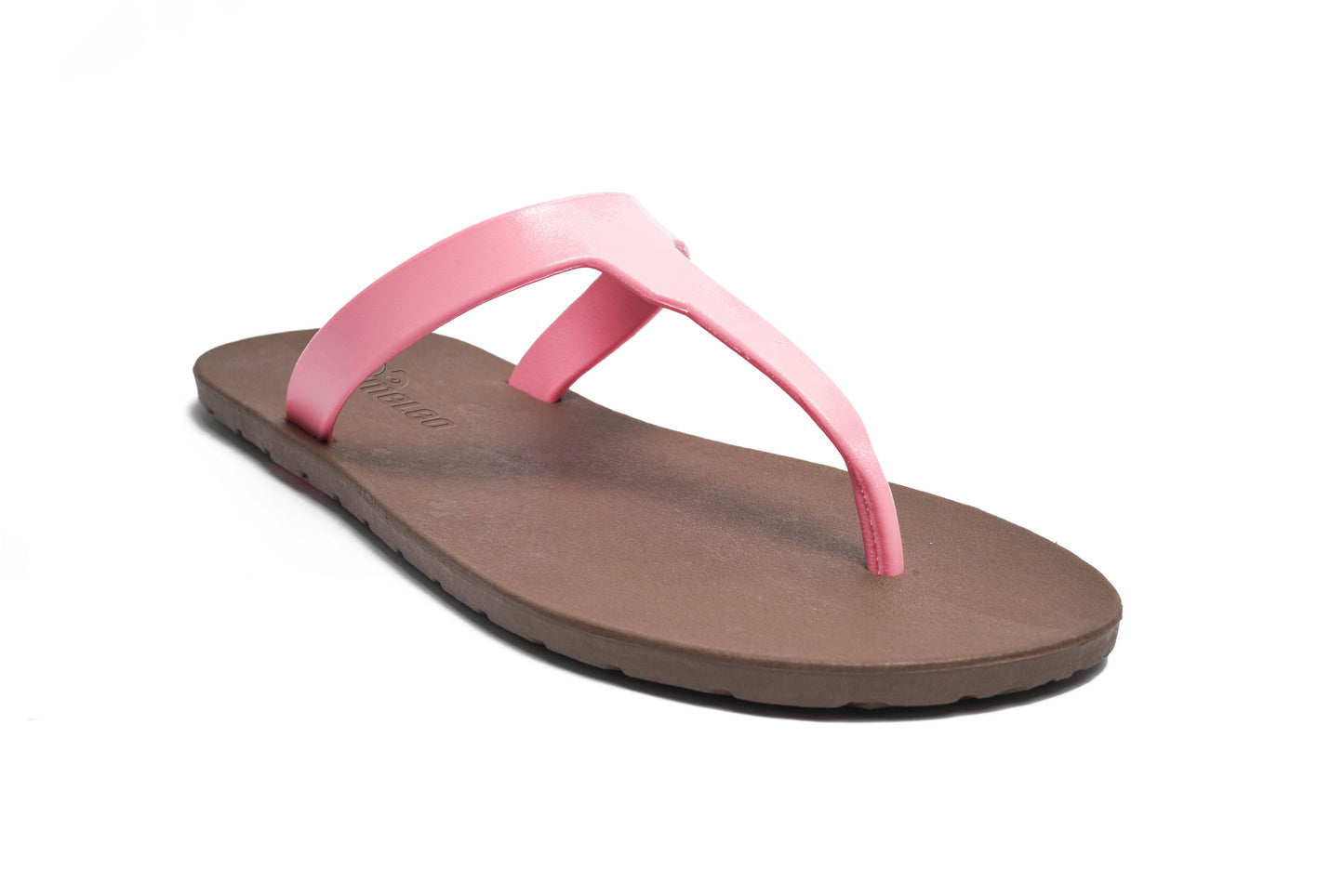 Thongs Brown Sole LightPink Strap