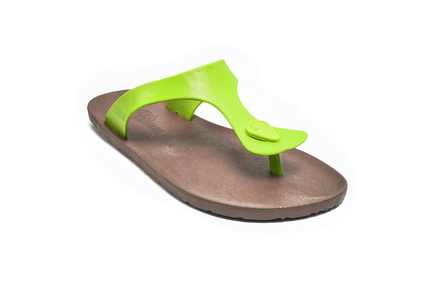 Candy Brown Sole Lime Strap