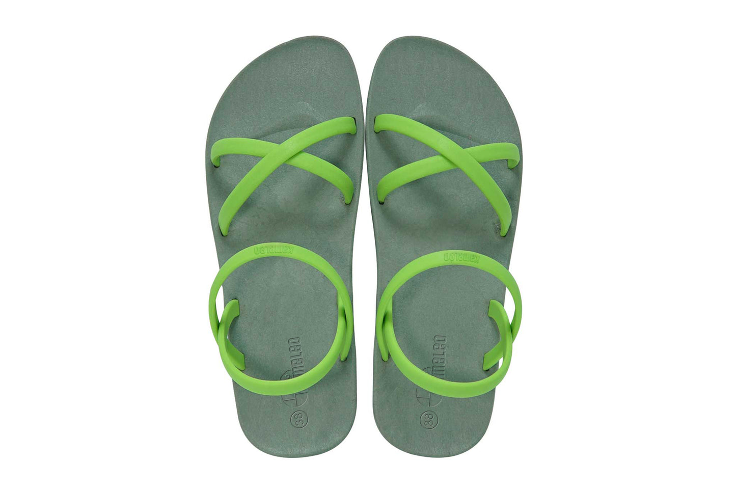 Cross Slim Grey Sole Lime Strap