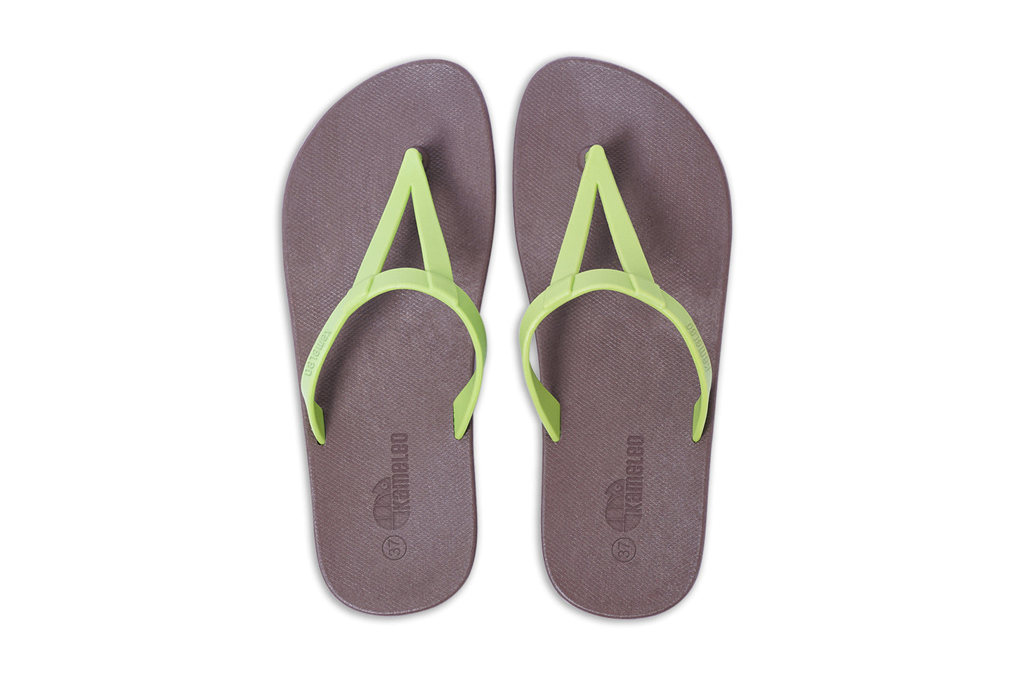 Eiffel Brown Sole Lime Strap