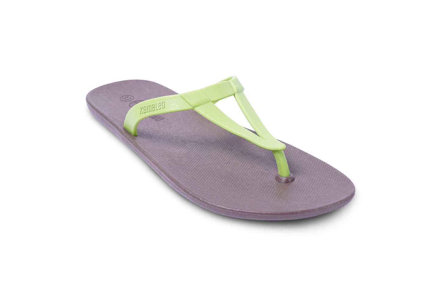 Eiffel Brown Sole Lime Strap
