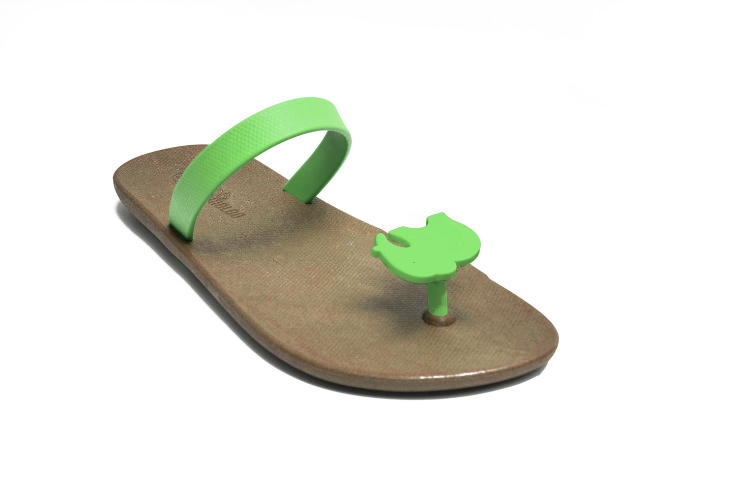 Poppi Ellie Black Sole Lime Strap