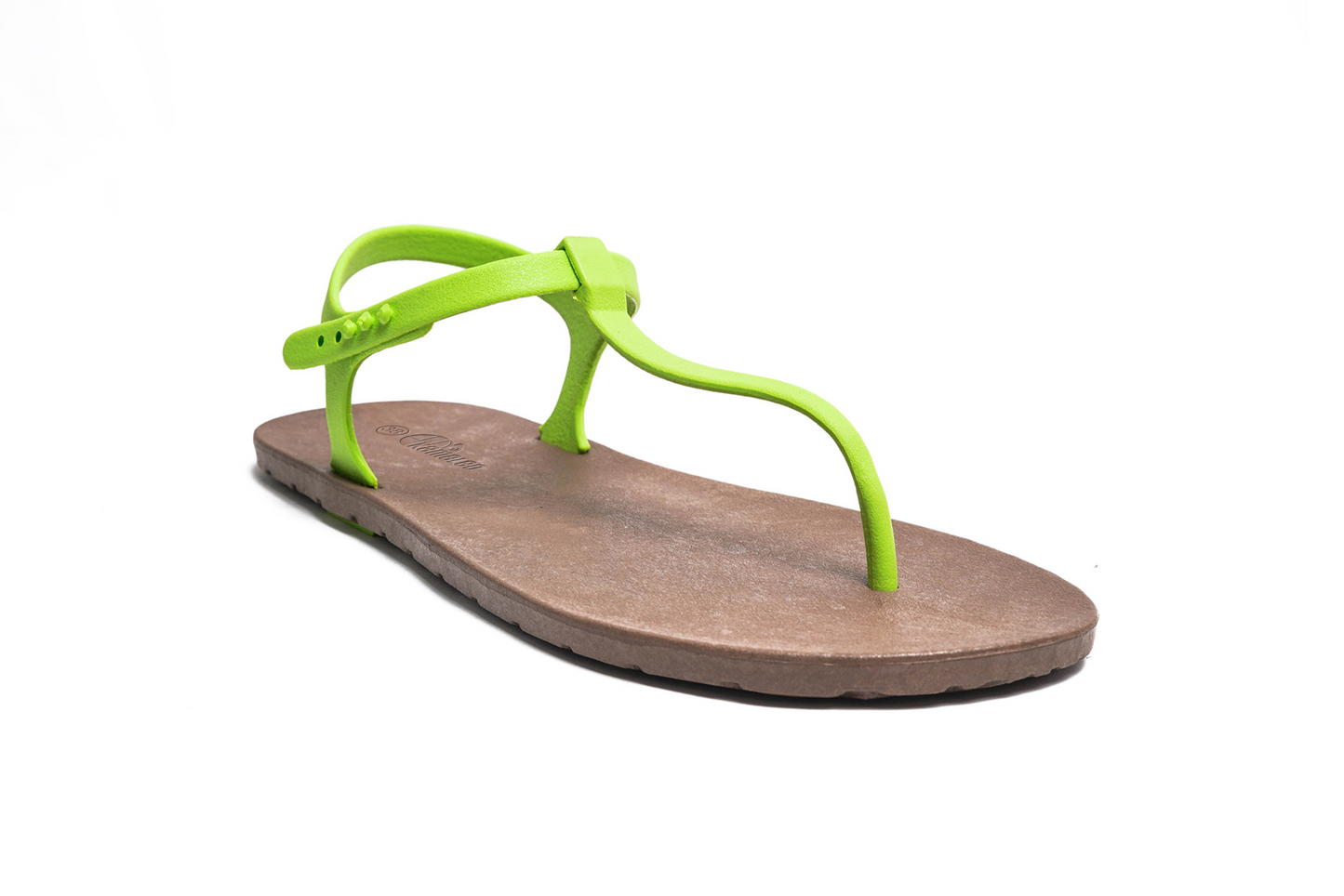 Saily Brown Sole Lime Strap