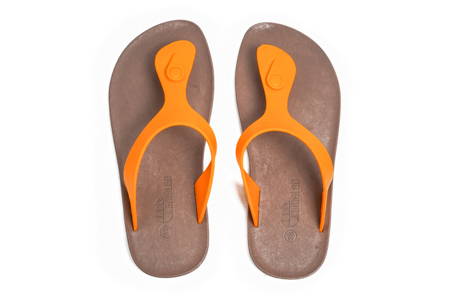 Candy Brown Sole Orange Strap