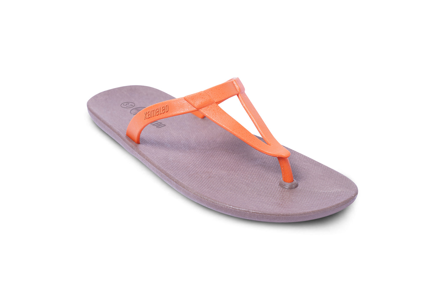 Eiffel Brown Sole Orange Strap