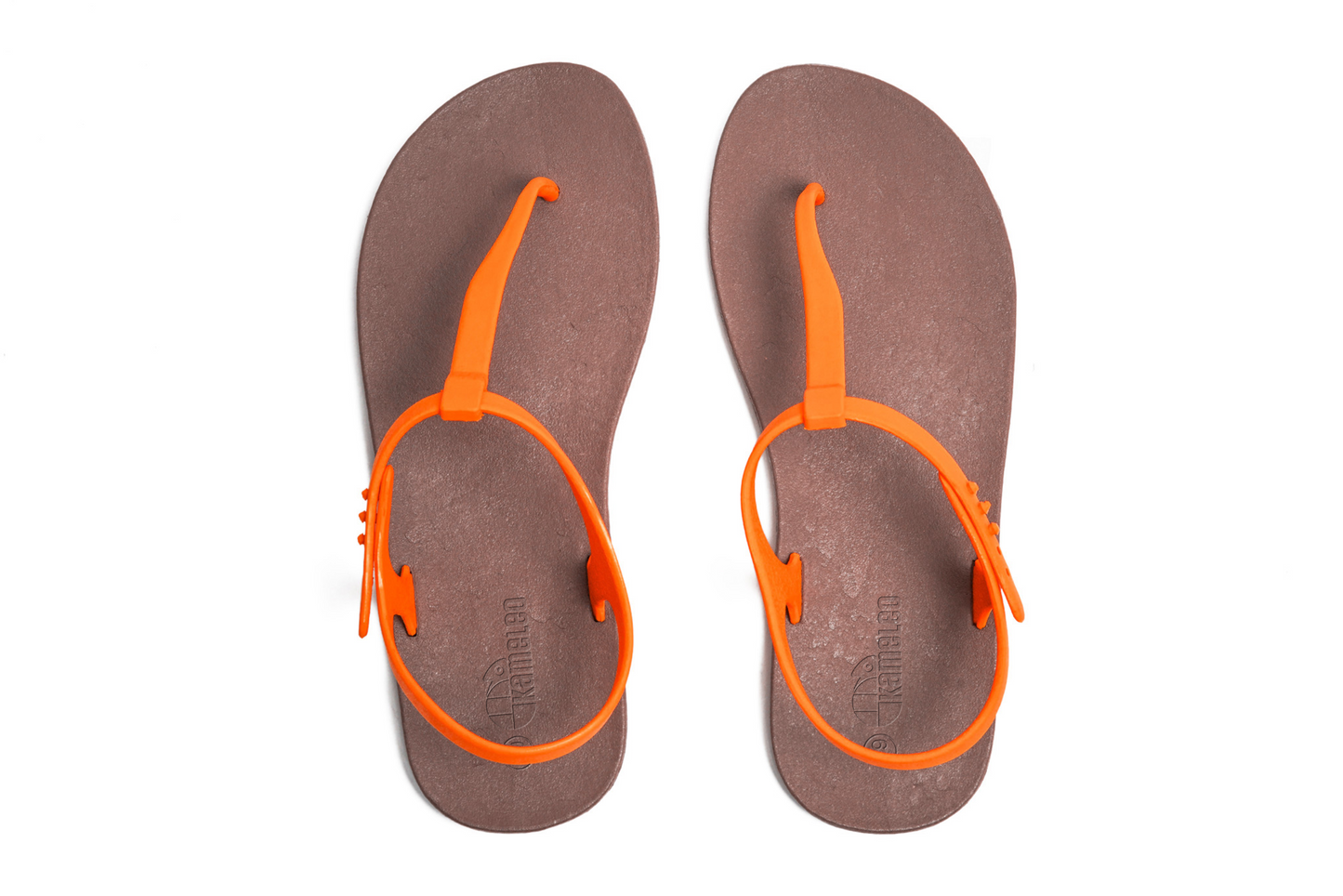 Saily Brown Sole Orange Strap