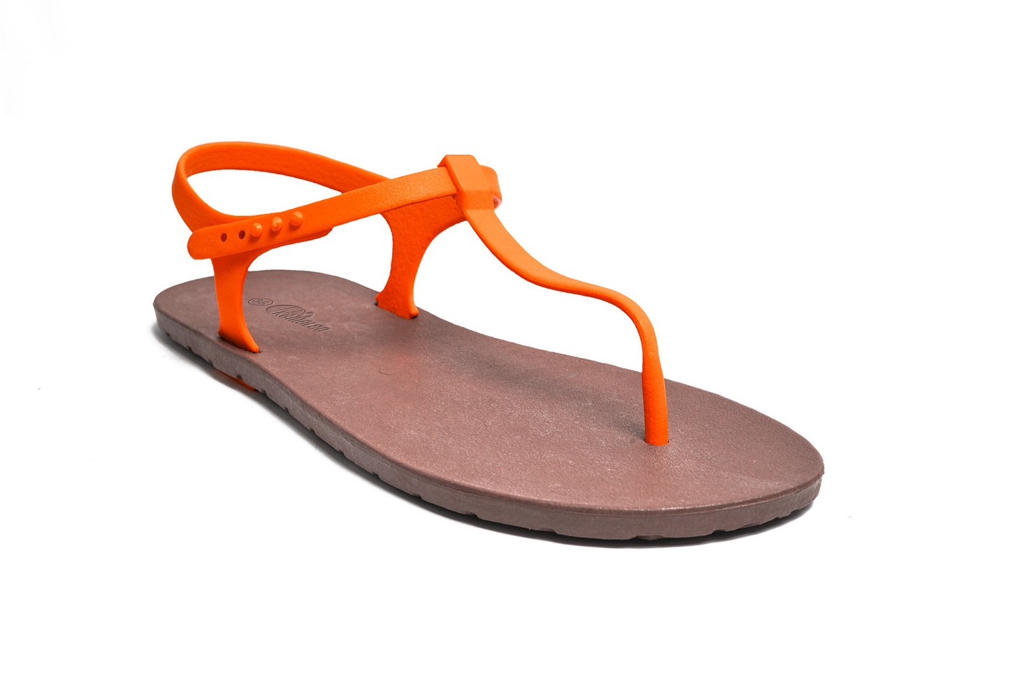 Saily Brown Sole Orange Strap