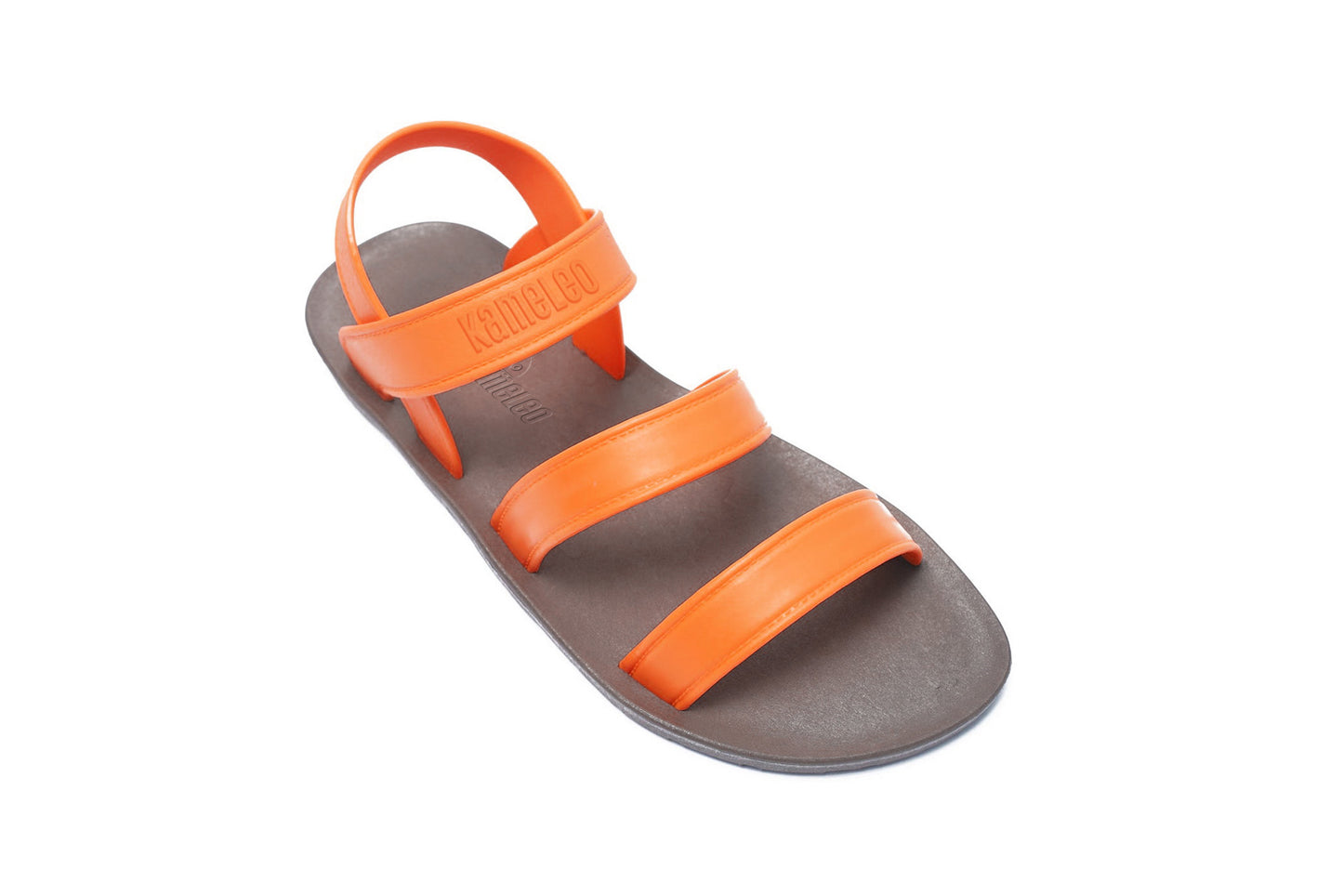 Twin Plus Brown Sole Orange Strap