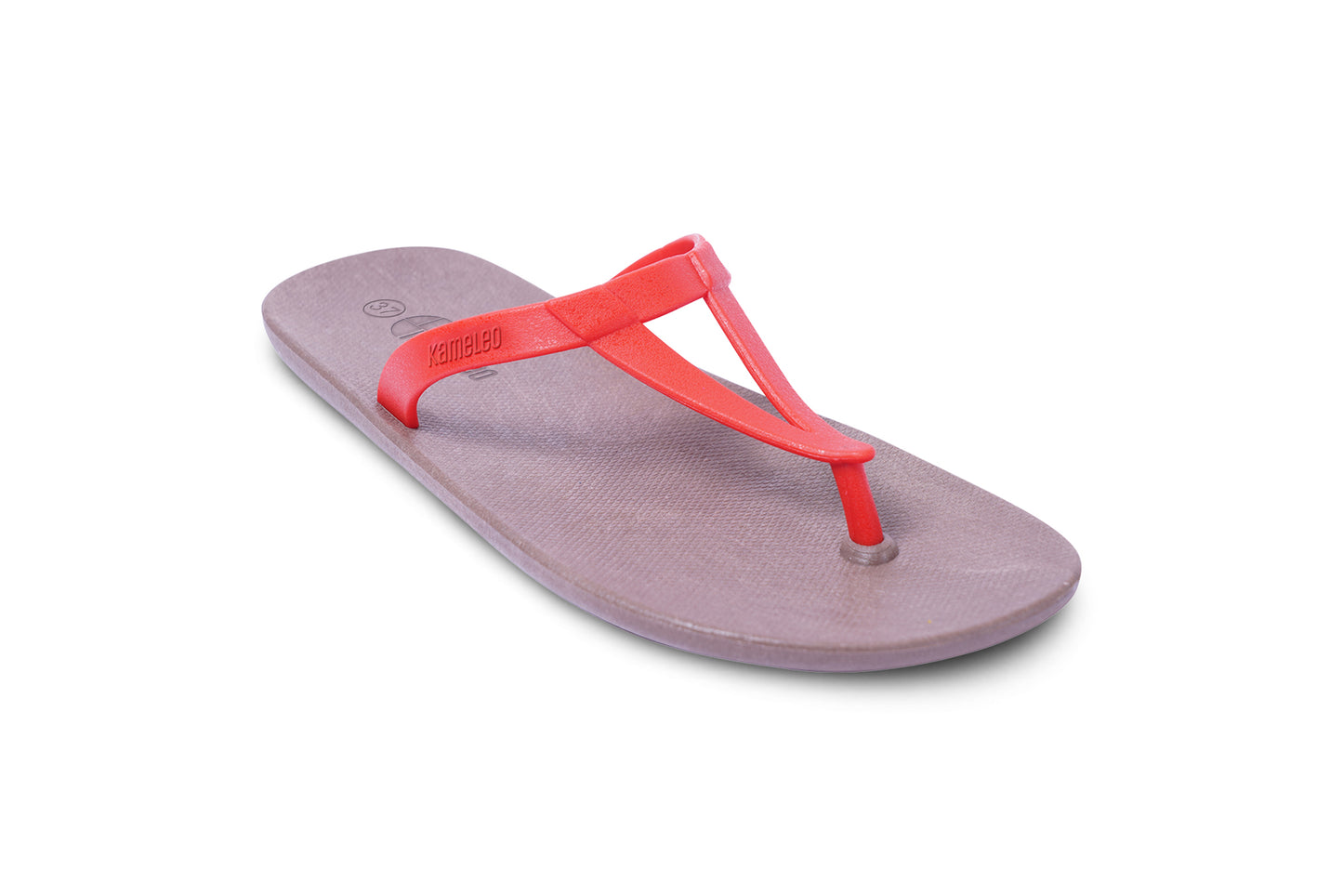 Eiffel Brown Sole Red Strap